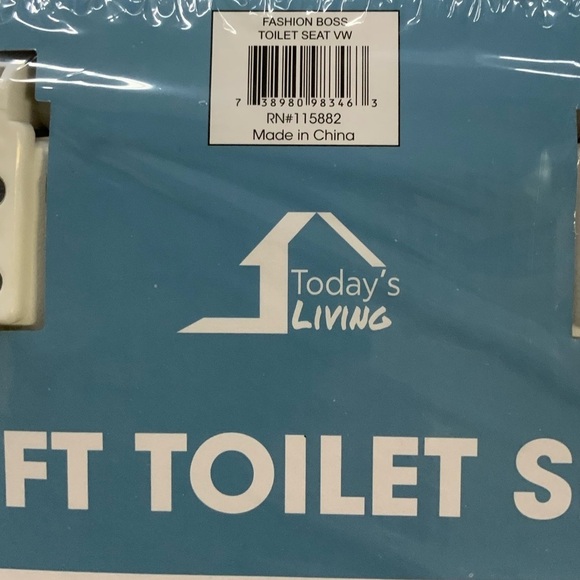 Toilet Seat Fashion Girl Boss Bath Decor White Pink Multicolor - Picture 4 of 16